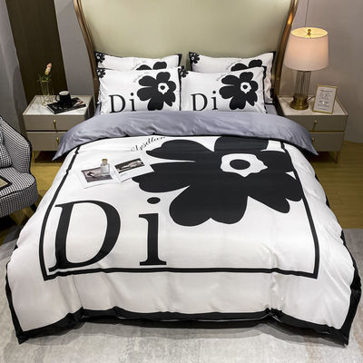 Hochzeits-Vier-Teile-Kit 100% Polyester 3D-gedruckt Luxus King Size Bettwäsche Set für Sie