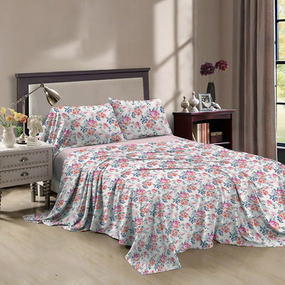 100% Polyester Multi-Size Custom Printed Sheet Set für Queen Size und King Fitted Sheet