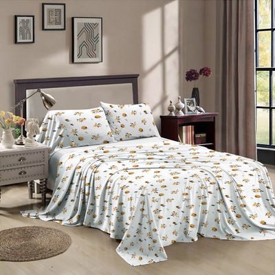 100% Polyester Multi-Size Custom Printed Sheet Set für Queen Size und King Fitted Sheet