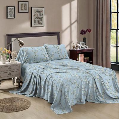 100% Polyester Multi-Size Custom Printed Sheet Set für Queen Size und King Fitted Sheet