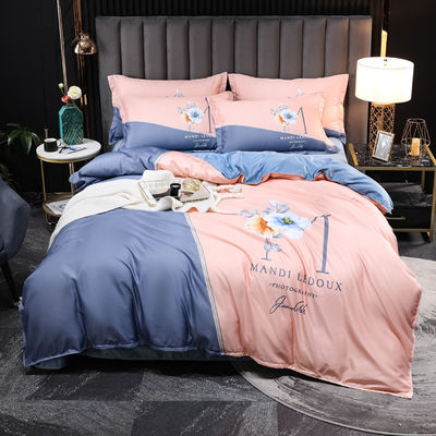 2023 Queen Size Cartoon Style Diagonal Printing Bettwäsche Set mit Diagonalmuster