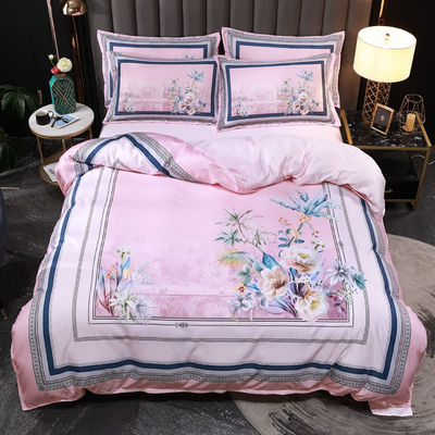 2023 Queen Size Cartoon Style Diagonal Printing Bettwäsche Set mit Diagonalmuster