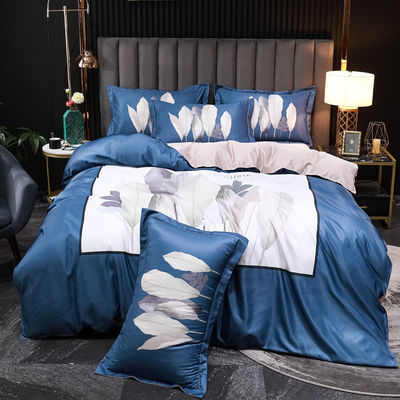 2023 Queen Size Cartoon Style Diagonal Printing Bettwäsche Set mit Diagonalmuster
