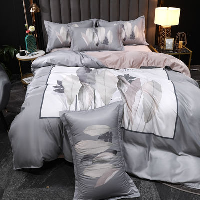 2023 Queen Size Cartoon Style Diagonal Printing Bettwäsche Set mit Diagonalmuster