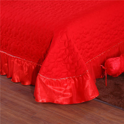 Bettwäsche Luxus Hochzeit 100% Baumwolle 200TC Bettwäsche Quilt Bettwäsche Anti-Pull Set