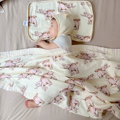 Muster-Stil Baby Bambus Baumwolle Gauze Bad Neugeborene Decke Set für Klasse A Kinderbett