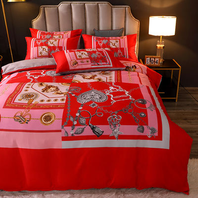 Custom Design Atmungsfähige Polyesterfaser Luxus Einzel Bettwäsche Set für Baby Luxus