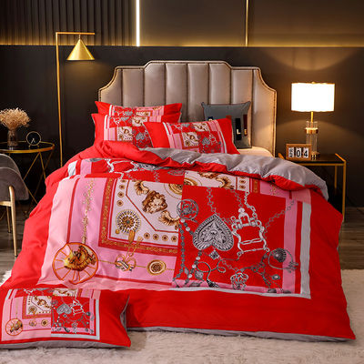 Custom Design Atmungsfähige Polyesterfaser Luxus Einzel Bettwäsche Set für Baby Luxus