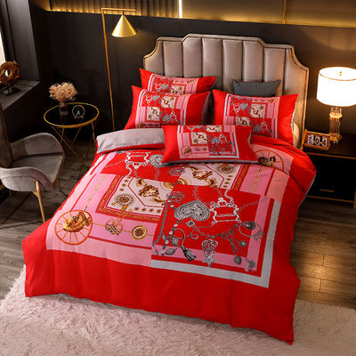 Custom Design Atmungsfähige Polyesterfaser Luxus Einzel Bettwäsche Set für Baby Luxus