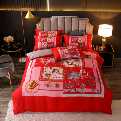 Custom Design Atmungsfähige Polyesterfaser Luxus Einzel Bettwäsche Set für Baby Luxus