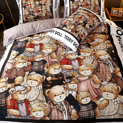 Cartoon Style 2023 Baby Bettwäsche Bettwäsche Set für Kinder aus 100% Polyester Stoff