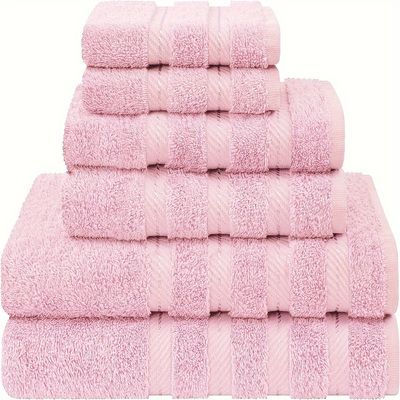 Antimikrobielle 6-teiliges Handtuch-Set 2024 Design für kundenspezifische Farbe Luxus weißes Badetuch