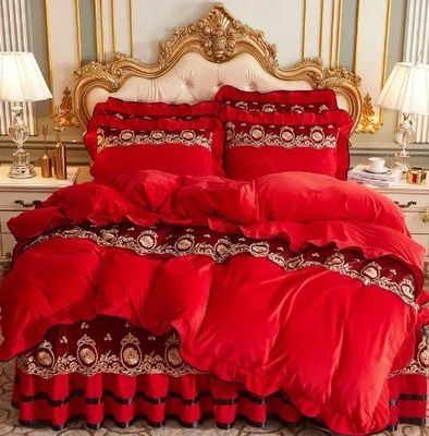 Einfachbett Broderie Bettwäsche Set europäische Ausdeckungen Abdeckung Rock Set für Haushaltsgeräte