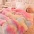 Winter Warm Samt Bettwäsche Set Luxus Dicke Komforter Quilt Bett Lammfleece Maß angepasst