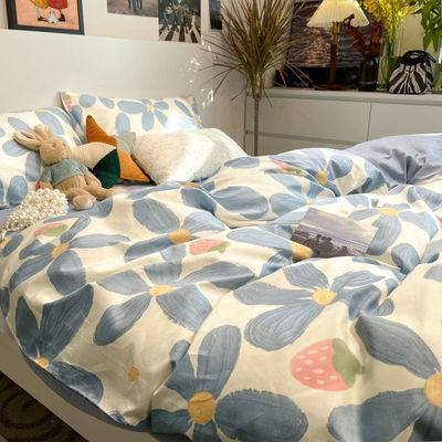 Polyester-Bettwäsche in individueller Farbe mit Flachblechdecke und Kissenhülle