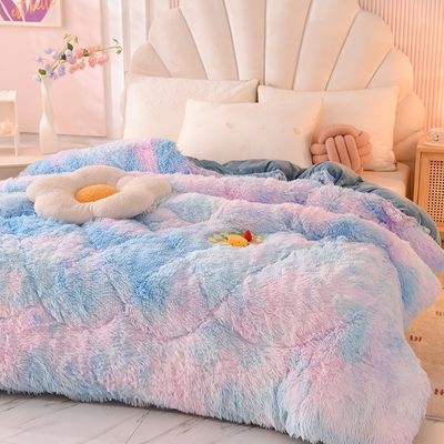 2024 Quilt Decke Für Zuhause Mink Samt Tröster Kristall Samt Verdickt Warmer Winter Sommer