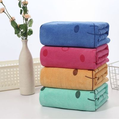 Hochwasserabsorptions-gewebte Mikrofiber-Handtuch-Sets mit individueller Größe und Farbe