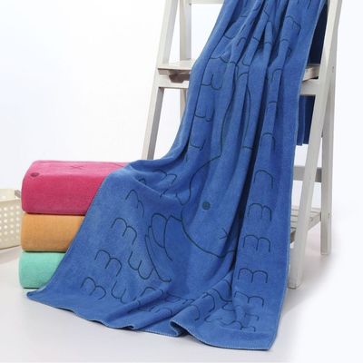 Hochwasserabsorptions-gewebte Mikrofiber-Handtuch-Sets mit individueller Größe und Farbe