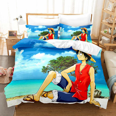 1.8m Bettwäsche-Sets mit 3D-Cartoon-Fotodruck und 40 Stoffzahlen