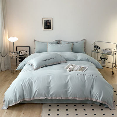 Customized Luxus Baumwolle Druck Komfort Deckdecke 4pcs Bettwäsche Set für die ganze Saison