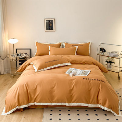 Customized Luxus Baumwolle Druck Komfort Deckdecke 4pcs Bettwäsche Set für die ganze Saison