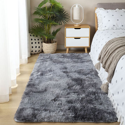 Hochstapelhöhe Polyester Krawatte gefärbt gedruckter Teppich für Schlafzimmer Wohnzimmer Arbeitszimmer