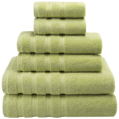 Custom Private Label Luxus Dobby Border 100% Baumwollhandtuch für Erwachsene Badezimmer Dusche