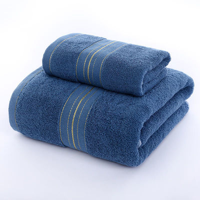 Absorption Weichgold Satin Dobby Handtuch Sets für Zuhause und Hotel Anpassen Etikett