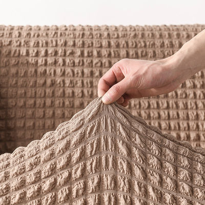 Super elastische Dreisitzer-Sofa-Bedeckungen im leichten Luxus-Stil mit Seersucker-Gewebe