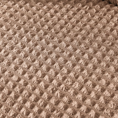 Super elastische Dreisitzer-Sofa-Bedeckungen im leichten Luxus-Stil mit Seersucker-Gewebe