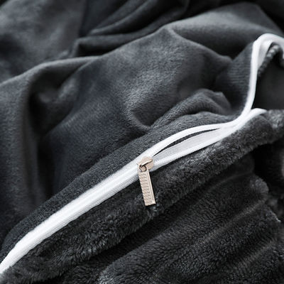 Herbst und Winter Verdickter Bettwäsche Set Korallen Samt Decke Set für Hochzeit