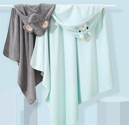 Kinderbademantel für Babys mit weichen und absorbierenden Kapuzen