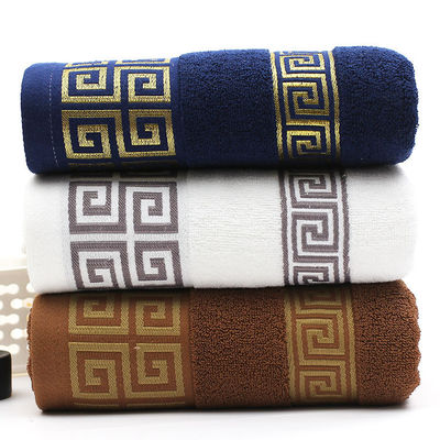 Haus reines Baumwollhandtuch Set Luxus Hotel Stickerei Custom Dicke Super weiche Bad
