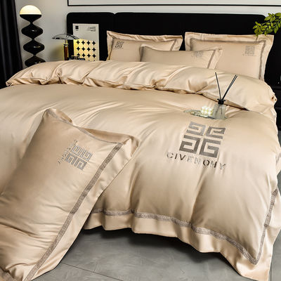 Einfacher Stil kundenspezifischer Luxus-Bräder-Designer-Bettwäsche-Sets mit kundenspezifischer Größe