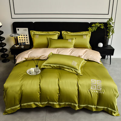 Moderner Stil Stickerei Decke für Hochzeit Luxus Bettwäsche ADS02 Baumwollwäsche Set