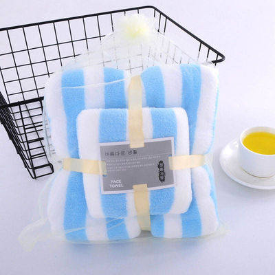 Verkaufen Sie Massivfarbige Mikrofiber Korallenfleece Badetücher für Zuhause