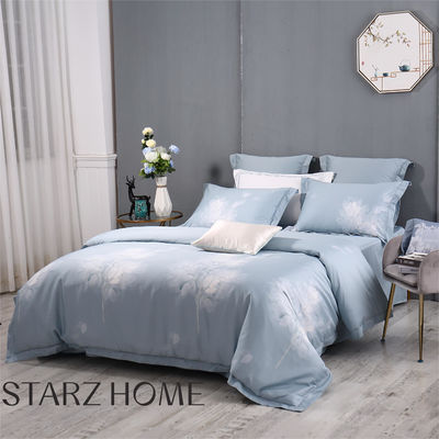 Einfacher Design Stil Luxus 100% Polyester 3 Stück Bettdecke Flachblech Bettwäsche Set