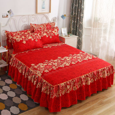 Moderne Blumenpflanzen gedruckte Gewebte 100% Baumwolle Bettdecke Einbauschichten 3pcs Bettwäsche Bettdecken Sets
