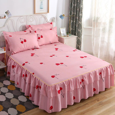 Moderne Blumenpflanzen gedruckte Gewebte 100% Baumwolle Bettdecke Einbauschichten 3pcs Bettwäsche Bettdecken Sets