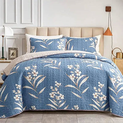 Erleben Sie ultimativen Komfort mit diesem 3 Stück individuell anpassbaren Luxus-Druck-Quilt-Set.