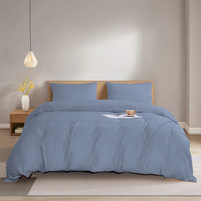 Custom 60S 300TC Solid Color Bambusfaser Bettwäsche Set mit Quilt-Abdeckung und Kissenhüllen