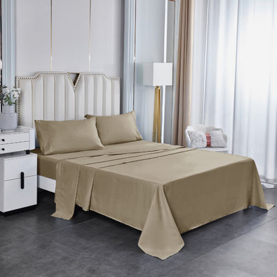 Broderierte Kissenhülle in fester Farbe Luxus-Bettwäsche-Sets für bereit zum Versand König Königin Bett