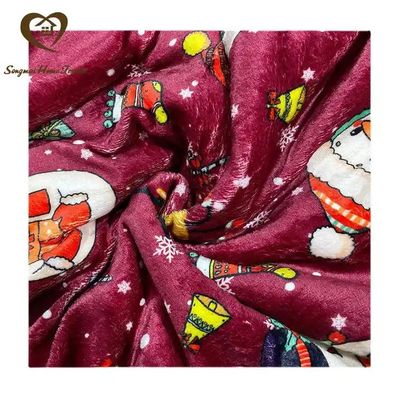 Anti-Pilling Korallenfleece Doppelschicht Sherpa Plush Decke für maßgeschneiderte Weihnachtsgeschenke