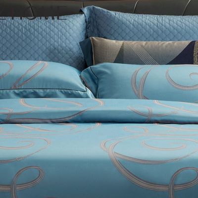 300TC Viskose Baumwolle Jacquard 4Pcs Bettwäsche Sets für komfortable Schlaf Erfahrung