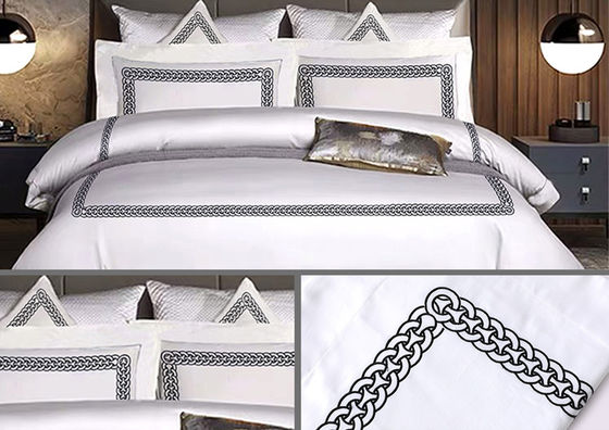 4 Stück Luxus-Designs Druck Bettwäsche Set Hochzeit Bettwäsche Typ Hochzeit Vierteils-Kit