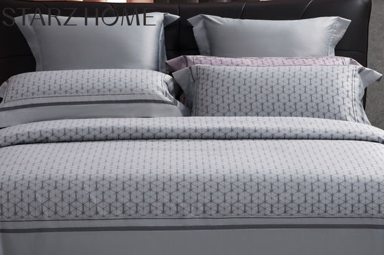 Chic Solid Muster 100% Baumwolle 60S 300TC Jacquard Flach Bettlaken für 2,2m 7 Fuß Bett