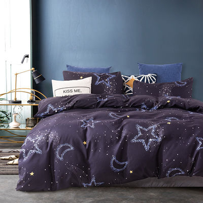 Constellation Printed Duvet Cover Kissenbedeckung Bettwäsche Set mit reaktiven Druckfarben