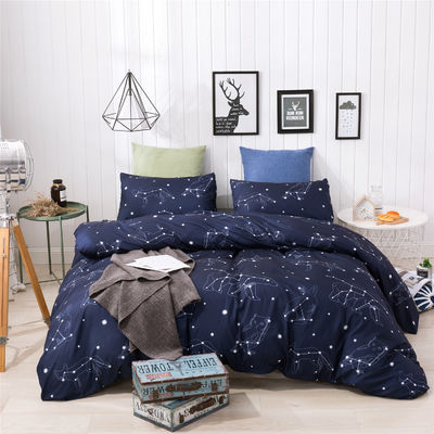 Constellation Printed Duvet Cover Kissenbedeckung Bettwäsche Set mit reaktiven Druckfarben