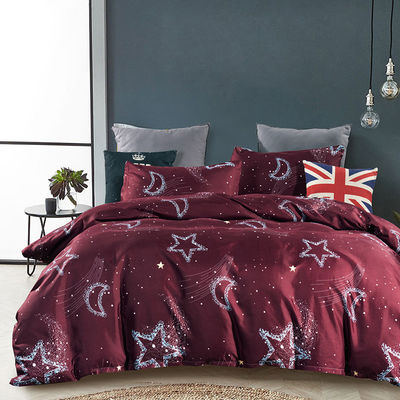 Constellation Printed Duvet Cover Kissenbedeckung Bettwäsche Set mit reaktiven Druckfarben