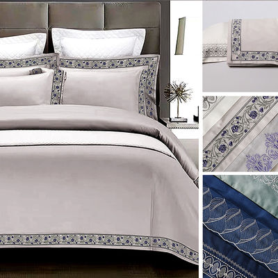 60 Stoff-Zähl-Düchensatz 2023 Sommer-Bettwäsche Luxus-Bett Set 100% Baumwolle für Hotel-Haus